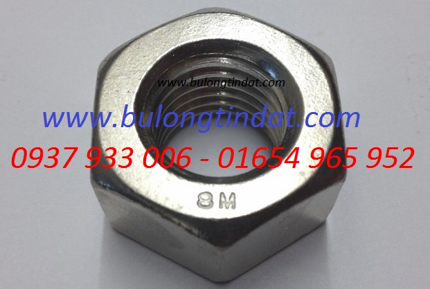 Tán inox hệ inch